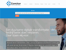 Tablet Screenshot of comitor.be